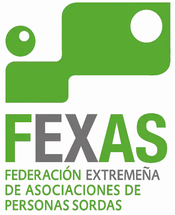 federacion personas sordas extremadura logo