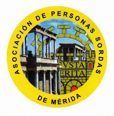 nosotros federacion personas sordas extremadura logo de merida