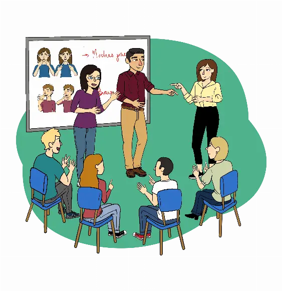 nuestro trabajo federacion personas sordas extremadura formacion en lse
